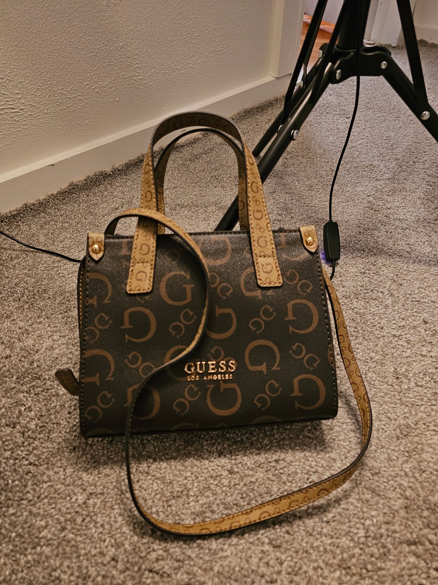 Chocolate Guess Handbag